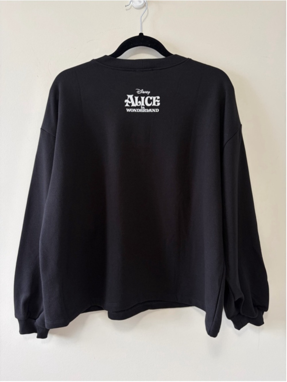Zara x Disney Alice in Wonderland Talking Flowers Graphic Sweatshirt Size L - Picture 7 of 12